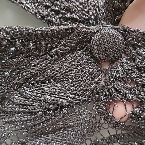 Holt Renfrew Metallic Knit Cardigan - Picture 5 of 14